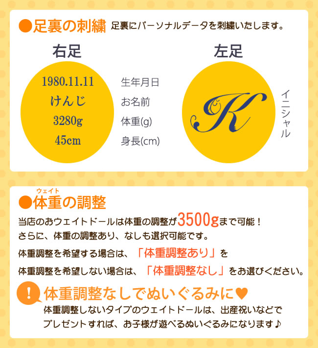 ウェイトドール ディズニー