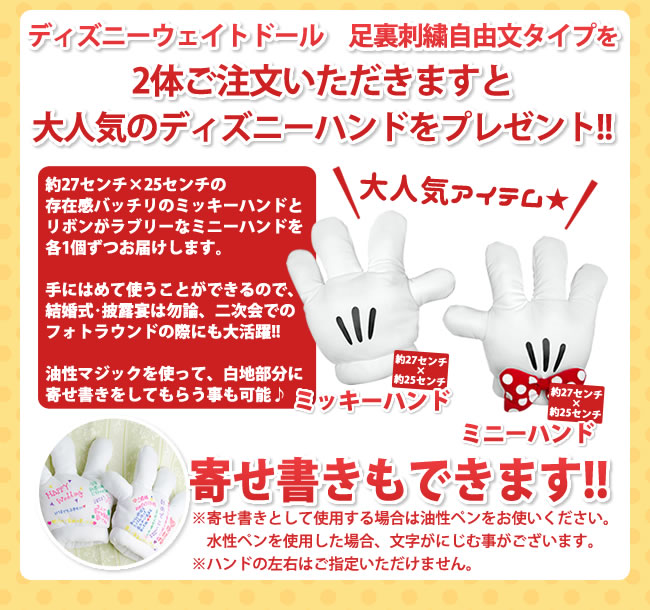 ウェイトドール ディズニー