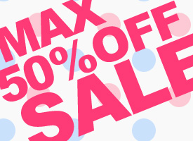 MAX50%OFFセール